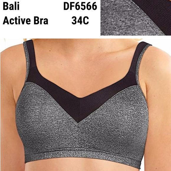 bali active foam underwire sports bra 6566